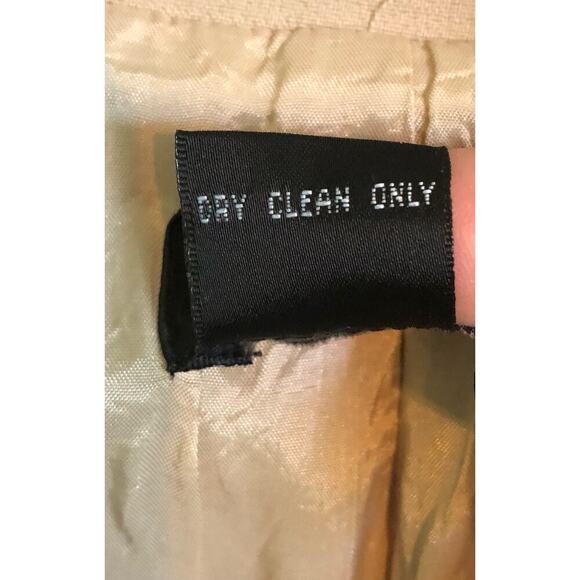 Colour Eighteen Sand Colored Button Down Blazer Jacket Peacoat - Size 8 - Picture 3 of 7